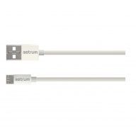   Astrum Verve UM20 USB - Micro USB bliszteres adatkábel 2.0A, 1.0M fehér