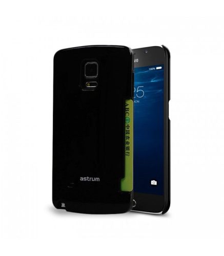 Astrum MC080 kártyatartós Samsung G920 Galaxy S6 hátlapvédő fekete