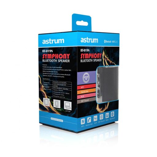 Astrum Bluetooth + NFC hangszóró mikrofonnal (kihangosító) BT-019N
