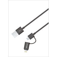   Astrum Apple USB - Lightning (8Pin) iPhone 1,2M adatkábel micro USB átalakítóval MFI engedéllyel CB-U2CAL-12