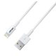 Astrum AC820 Apple iPhone 2M USB - Lightning (8Pin) adatkábel fehér, MFI engedéllyel A35520-Q