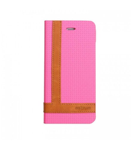 Astrum MC580 TEE PRO mágneszáras Apple iPhone 6 Plus / 6S Plus könyvtok pink - barna