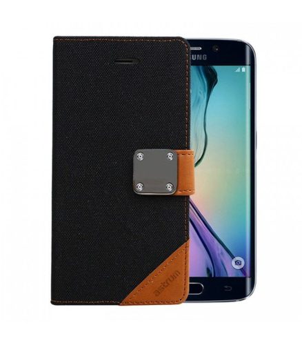 Astrum MC640 MATTE BOOK mágneszáras Samsung G925F Galaxy S6 EDGE könyvtok fekete