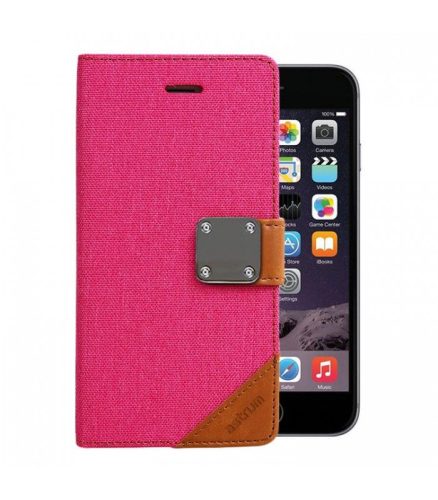 Astrum MC620 MATTE BOOK mágneszáras Apple iPhone 6 Plus / 6S Plus könyvtok pink