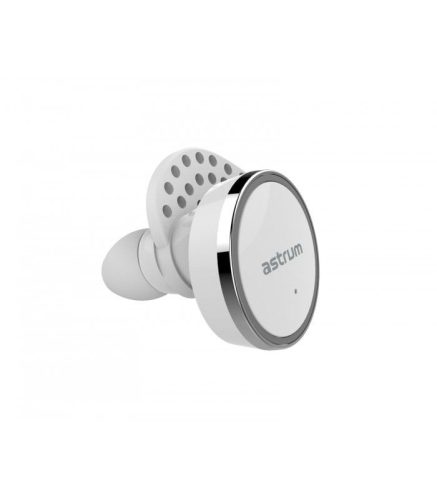 Astrum ET300 univerzális fehér bluetooth 4.1 MINI True Wireless sztereo fülhallgató szett mikrofonnal, dokkolóval, A10530-Q