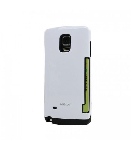 Astrum MC090 kártyatartós Samsung G925 Galaxy S6 EDGE hátlapvédő fehér