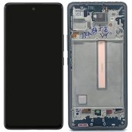   Samsung A536 Galaxy A53 5G fekete gyári LCD kijelző érintővel és kerettel