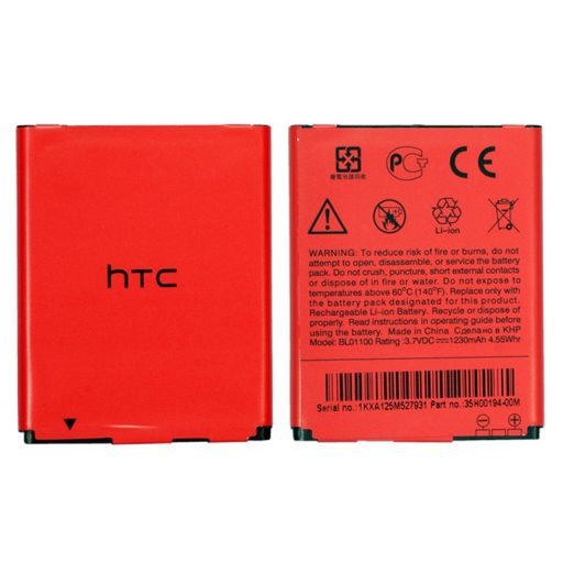 HTC BL01100 Desire C gyári akkumulátor Li-Ion 1230mAh BS S850