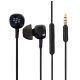 BlackBerry WH60 fekete 3,5mm jack gyári sztereo headset