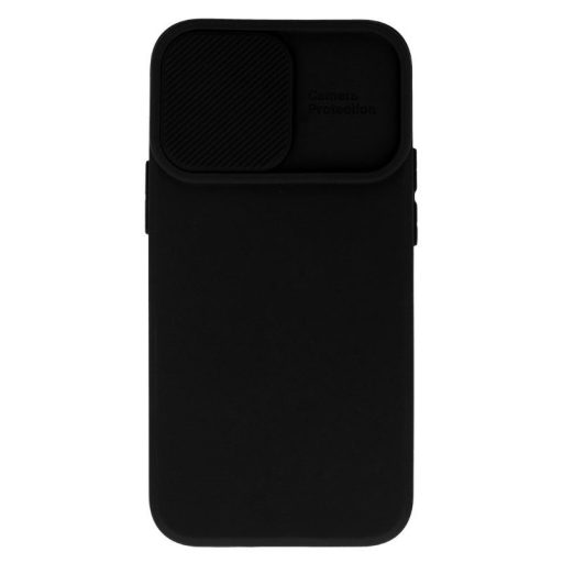 Camshield Soft - Samsung A356 Galaxy A35 5G por- és kameravédős szilikon tok fekete