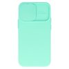 Camshield Soft - Apple iPhone 13 Pro (6.1) por- és kameravédős szilikon tok menta