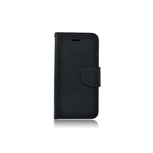 Fancy Motorola Moto G13 / G23 oldalra nyíló mágneses könyv tok szilikon belsővel fekete
