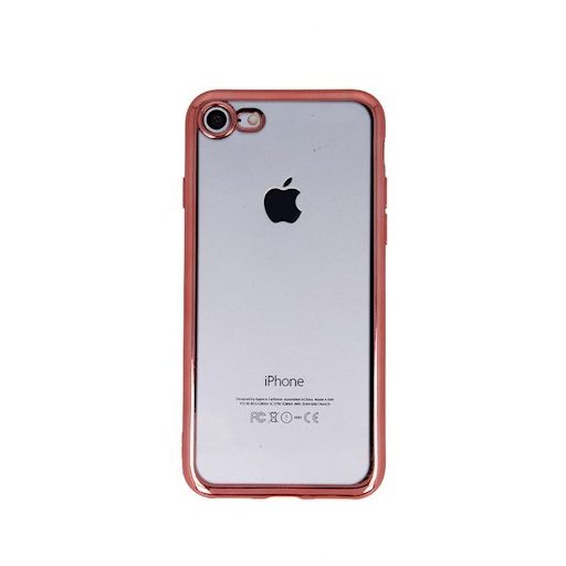 Ultra Hybrid Samsung A105 Galaxy A10 / M10 (2019) átlátszó vékony szilikon tok rozéarany kerettel