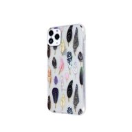   Ultra Trendy - Samsung A405 Galaxy A40 (2019) vékony szilikon tok (Madártoll mintás 3)