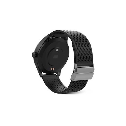 Forever AW-110 AMOLED ICON v2 okosóra Bluetooth 5.0 lépésszámlálóval, pulzusmérővel, alvásfigyeléssel fekete