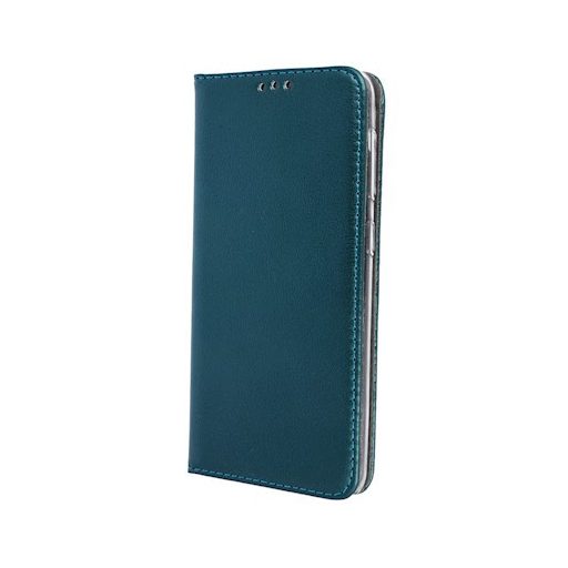 Smart magnet LG K42 oldalra nyíló mágneses könyv tok szilikon belsővel zöld