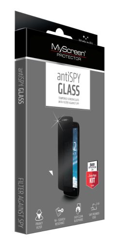 MyScreen AntiSpy EA Kit - Apple iPhone 5G / 5S / 5C / 5SE kijelzővédő üvegfólia betekintés elleni védelemmel (9H)