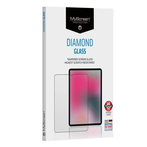 MyScreen Diamond Glass - Apple iPad Mini 4 / 5 (2019) teljes képernyős kijelzővédő üvegfólia fekete (9H)