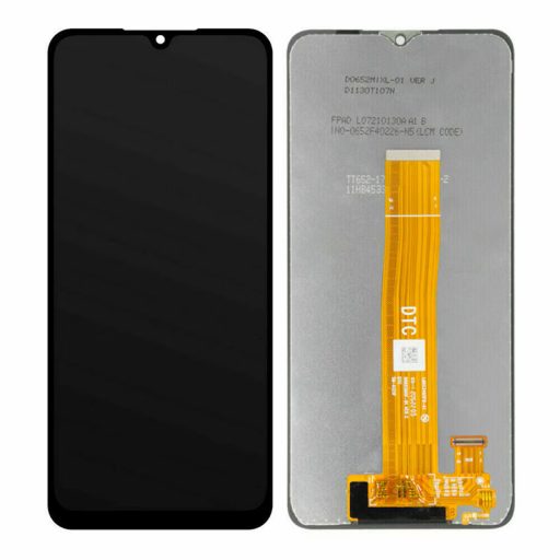 Samsung A125F Galaxy A12 fekete LCD kijelző érintővel