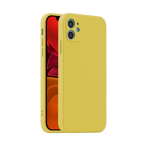 Fosca Oppo A15 / A15S sárga szilikon tok