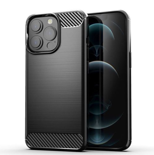 Xiaomi Mi 11 Ultra Carbon vékony szilikon tok fekete