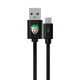 USB kábel DC - Joker 001 USB - MicroUSB adatkábel 1m fekete