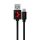 USB kábel DC - Harley Quinn 001 USB - MicroUSB adatkábel 1m fekete