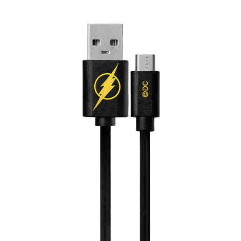 USB kábel DC - Flash 001 USB - MicroUSB adatkábel 1m fekete