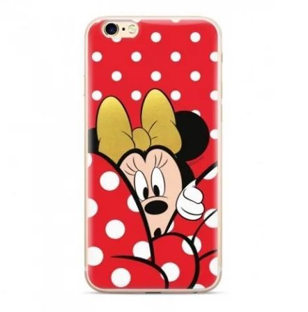 Disney szilikon tok - Minnie 015 Apple iPhone 5G/5S/5SE piros (DPCMIN6301)