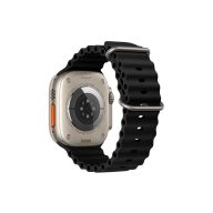   Forcell F-DESIGN Apple Watch 38mm/ 40mm/ 41mm szilikon óraszíj fekete