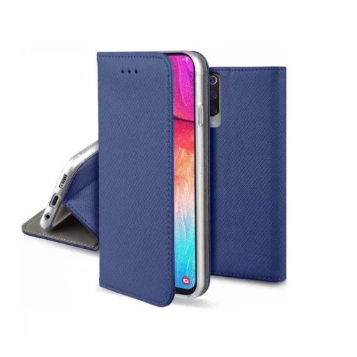 Smart magnet Honor X6a oldalra nyíló mágneses könyv tok szilikon belsővel kék