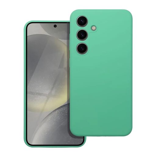 Silicon Case Honor X8C kameravédős szilikon tok menta
