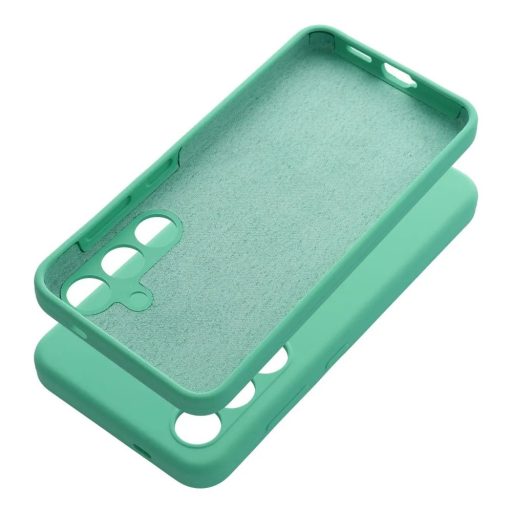 Silicon Case Honor X8C kameravédős szilikon tok menta