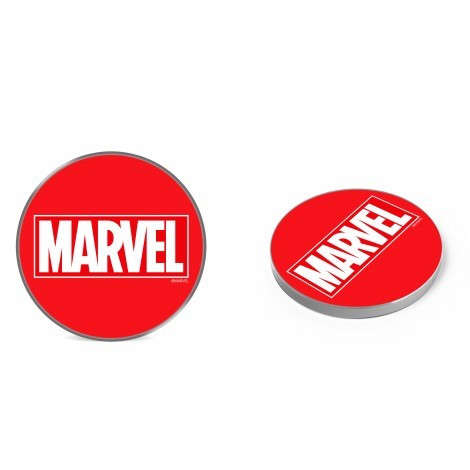 Marvel vezeték nélküli töltő - Marvel 001 micro USB adatkábel 1m 9V/1.1A 5V/1A piros (MCHWMV001) 10W