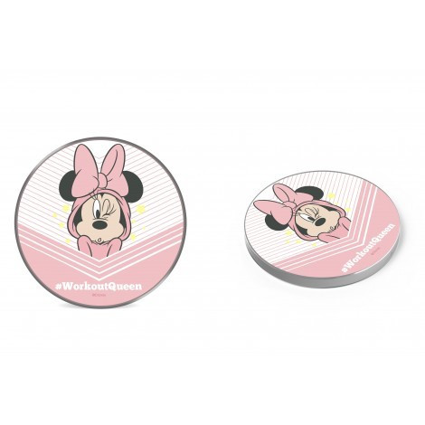 Disney vezeték nélküli töltő - Minnie 003 micro USB adatkábel 1m 9V/1.1A 5V/1A (DCHWMIN004) 10W