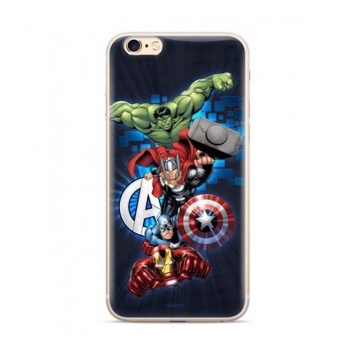 Marvel szilikon tok - Avengers 001 Huawei P40 Lite E sötétkék (MPCAVEN173)