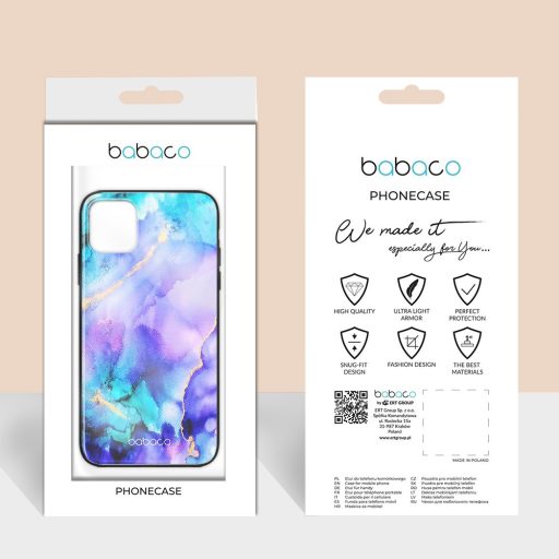 Babaco Abstrakt 011 Apple iPhone 11 Pro Max (6.5) 2019 prémium tok edzett üveg hátlappal