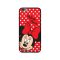 Disney prémium szilikon tok edzett üveg hátlappal - Minnie 008 Samsung G988 Galaxy S20 Ultra (6.9) piros (DPCMIN33422)