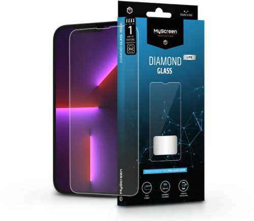 MyScreen Lite Glass Full Glue - Apple iPhone 13 Pro Max (6.7) kijelzővédő üvegfólia (9H)