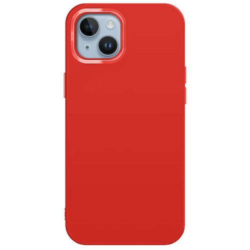 Ambi Case - Apple iPhone 12 Pro Max 2020 (6.7) piros szilikon tok