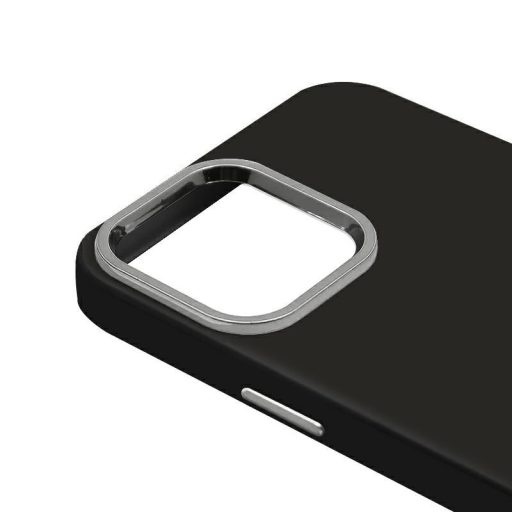 Ambi Case - Apple iPhone 13 Pro (6.1) fekete szilikon tok