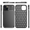 Carbon Armor Apple iPhone 13 Pro (6.1) vékony szilikon tok fekete