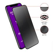   AG Privacy Anti-Static Apple iPhone XS Max / iPhone 11 Pro Max (6.5) MATT kijelzővédő üvegfólia betekintés elleni védelemmel