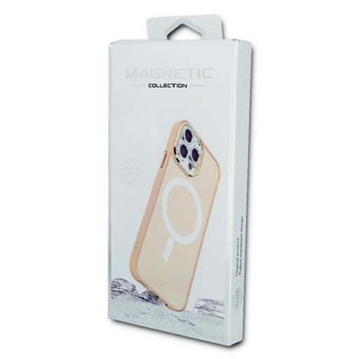 Magsafe Samsung S721 Galaxy S24 FE TPU/PC tok (vezetéknélküli töltéshez) pink