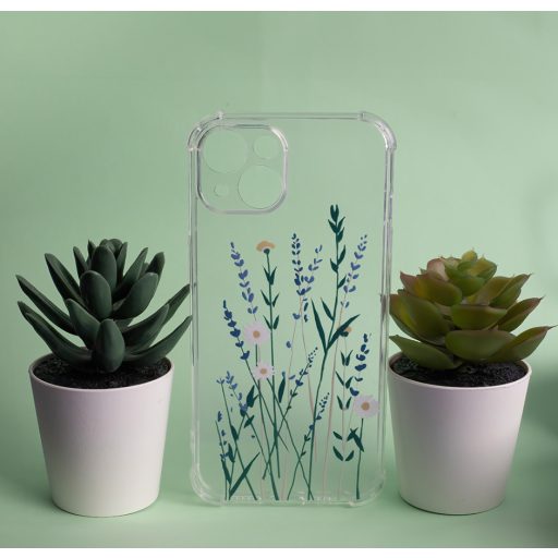 Ultra Trendy - Samsung A556 Galaxy A55 5G virágmintás ütésűálló szilikon tok (Meadow3)