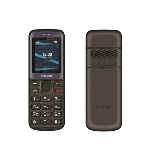 Maxcom MM718L 4G mobiltelefon, dual sim-es kártyafüggetlen, fekete (magyar nyelvű menüvel)