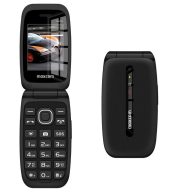   Maxcom MM828 4G Dual sim-es mobiltelefon kártyafüggetlen, vészhívóval, nagy gombokkal, fekete (magyar nyelvű menüvel)