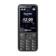   Maxcom MM245 4G fémházas mobiltelefon, dual sim-es kártyafüggetlen, fekete (magyar nyelvű menüvel)