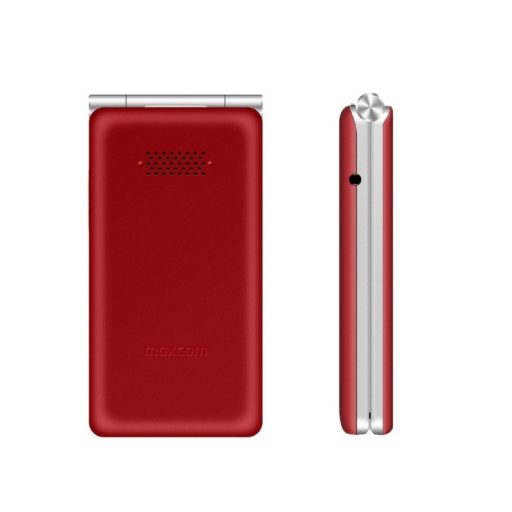 Maxcom MM835 kártyafüggetlen mobiltelefon, Dual Sim, extra nagy gombokkal, vészhívóval piros (magyar nyelvű menüvel)