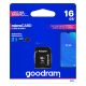 Goodram microSDHC 16GB Class 10 memóriakártya SD adapterrel Artisjus matricával - M1AA-0160R12